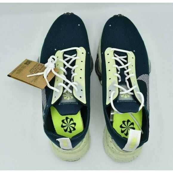 NWB Nike Mens Size 11.5 Air Zoom Type Crater Lime Navy White Shoes DH9628-400 main image 5